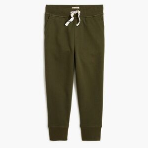 Crewcuts - Boys’ Fleece Joggers Sweatpants - Olive Green - Size: XS (4-5)